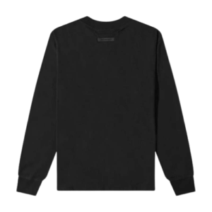 Essentials Long Sleeve Polo Sweatshirt Black