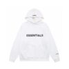 White- Essentials -Hoodie