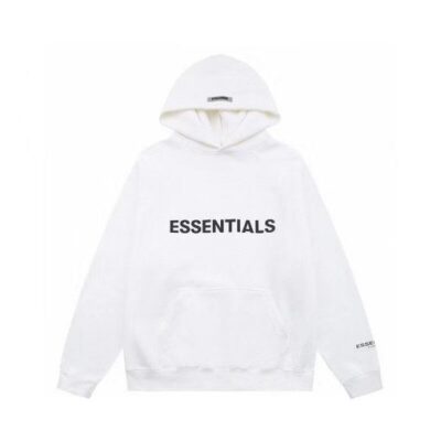 White- Essentials -Hoodie